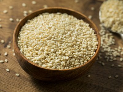 Raw Organic Dry White Sesame Seeds